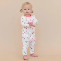 Long Sleeve Pajamas in Tulip