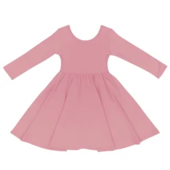 Long Sleeve Twirl Dress in Apple Blossom