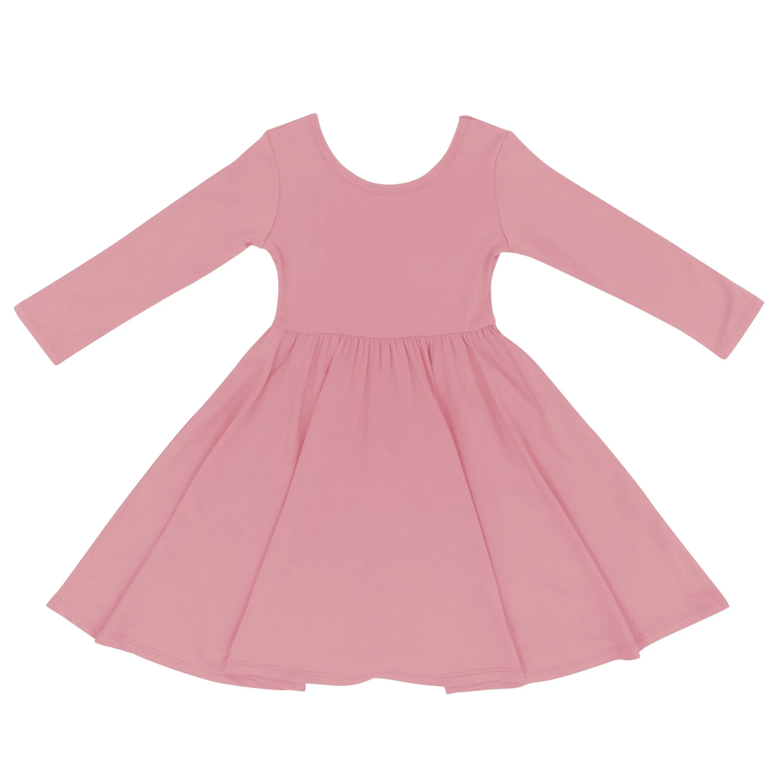 Long Sleeve Twirl Dress in Apple Blossom