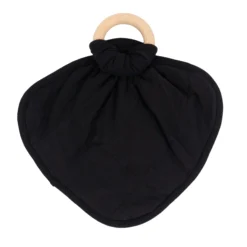 Lovey in Midnight with Removable Wooden Teething Ring