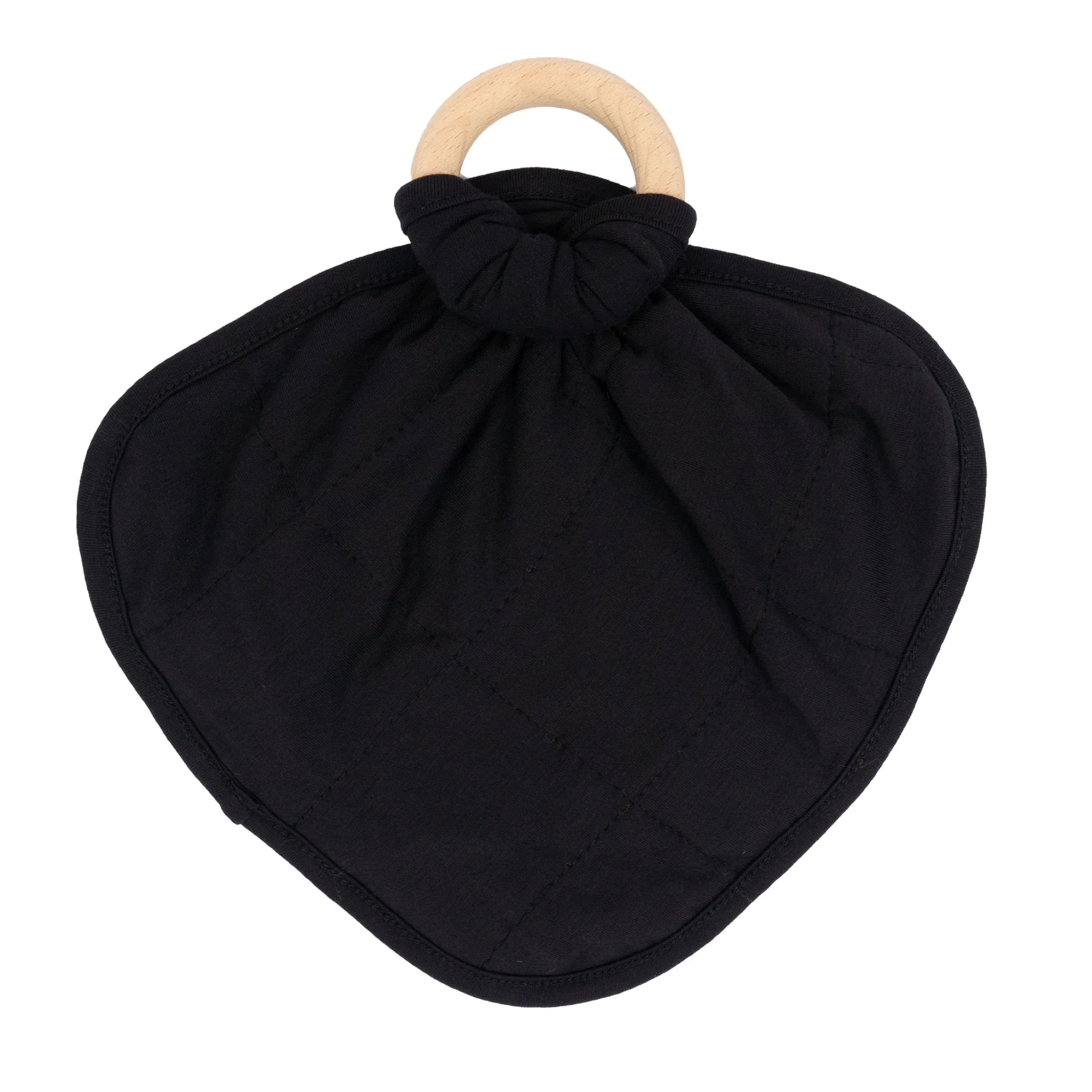 Lovey in Midnight with Removable Wooden Teething Ring