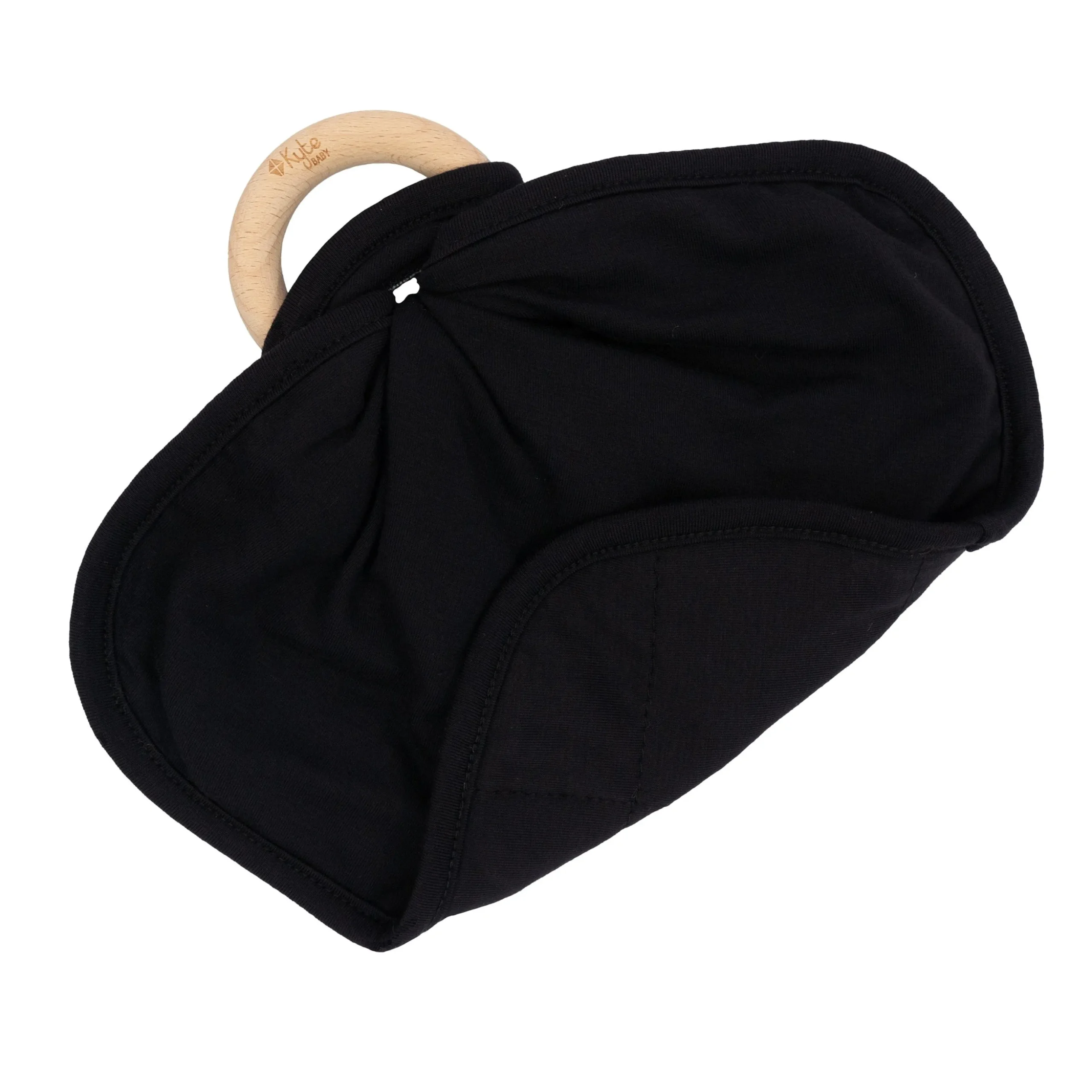 Lovey in Midnight with Removable Wooden Teething Ring