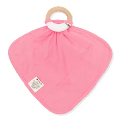 Lovey in Tulip with Removable Wooden Teething Ring