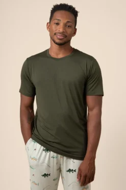 Men's Crew Neck Tee in Fir
