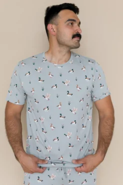 Men's Crew Neck Tee in Mallard Duck