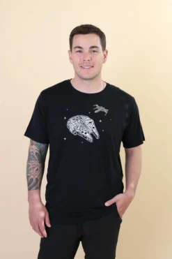 Men's Crew Neck Tee in Millennium Falcon™