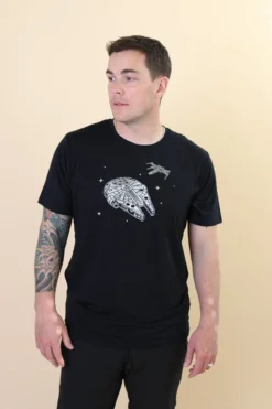 Men's Crew Neck Tee in Millennium Falcon™