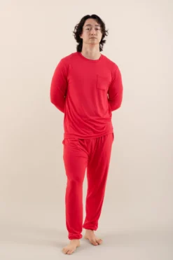 Men's Jogger Set in Cardinal