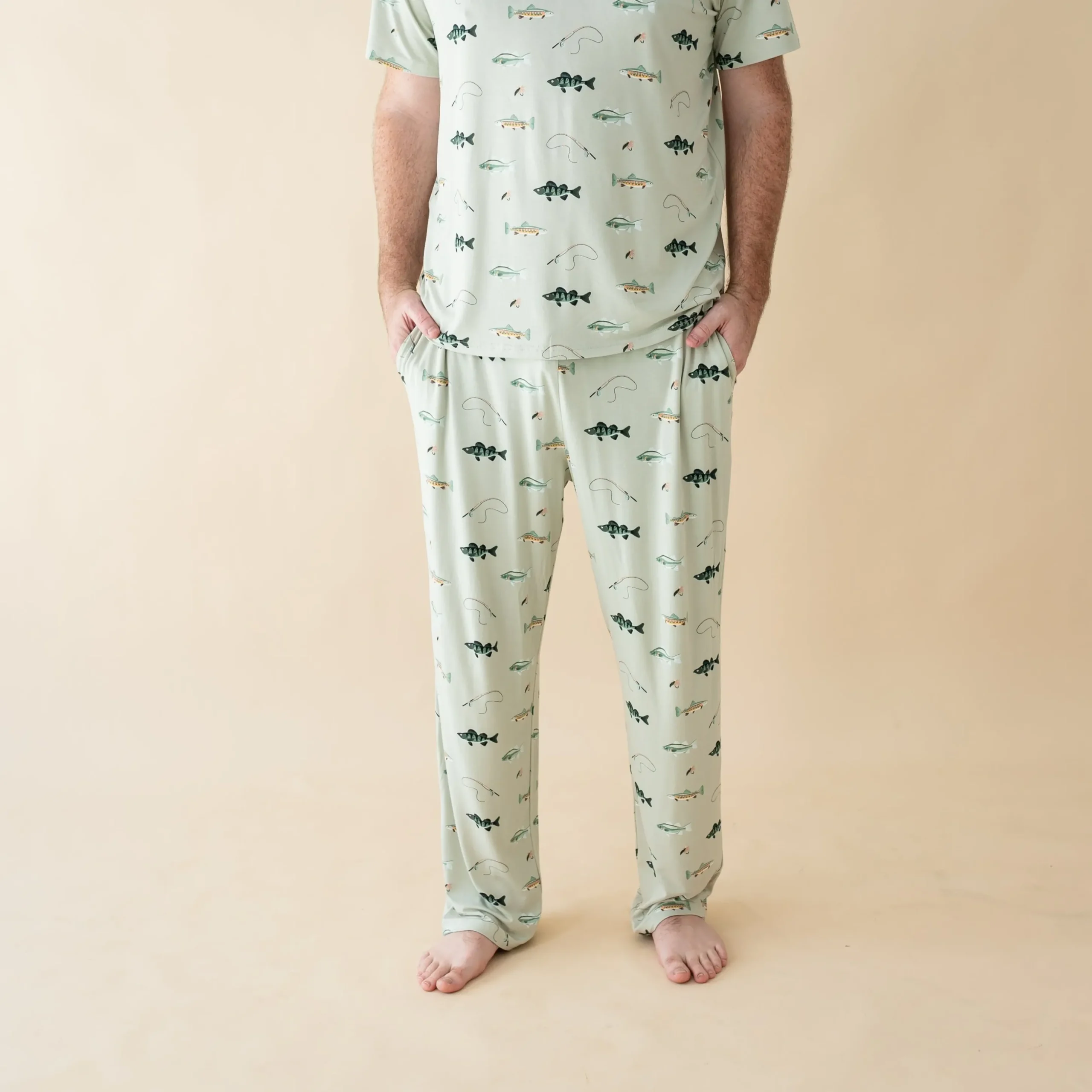 Men's Lounge Pants in Fishing