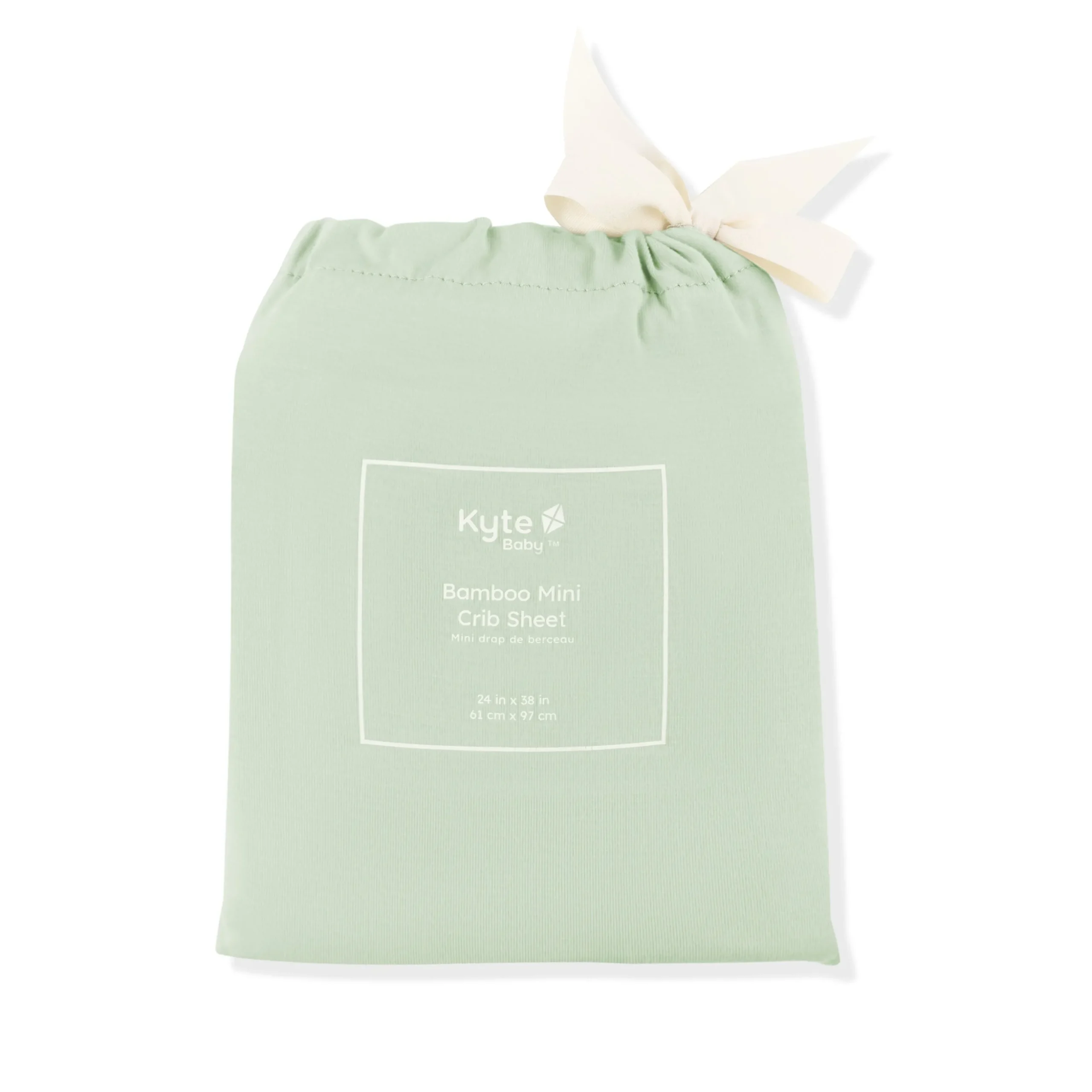 Mini Crib Sheet in Basil