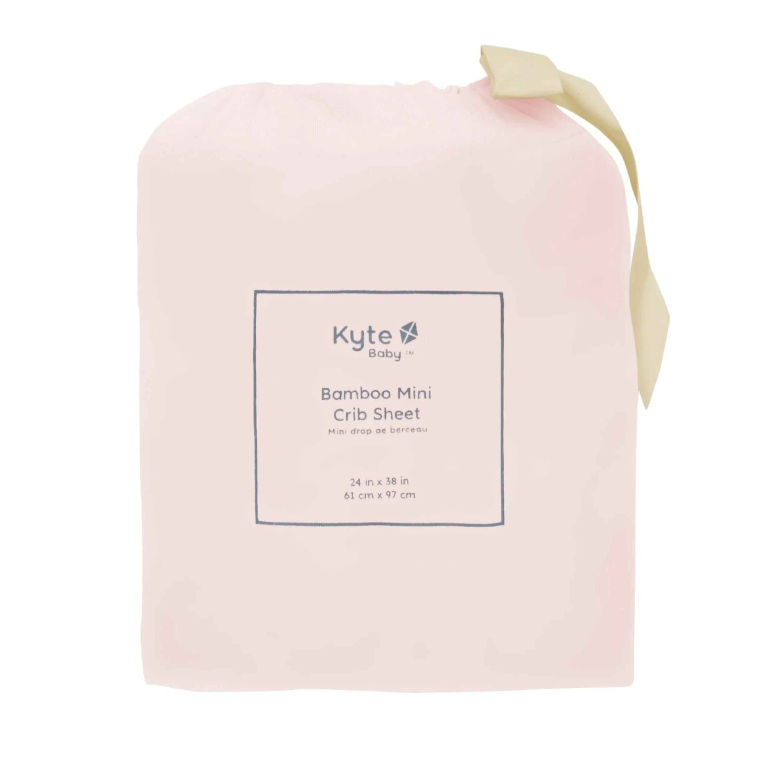 Mini Crib Sheet in Blush