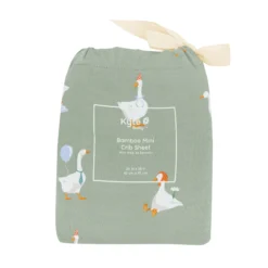 Mini Crib Sheet in Silly Goose