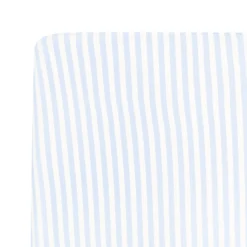 Mini Crib Sheet in Small Mist Stripe