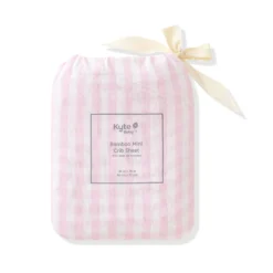 Mini Crib Sheet in Small Sakura Stripe