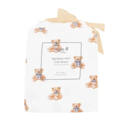 Mini Crib Sheet in Teddy Bear