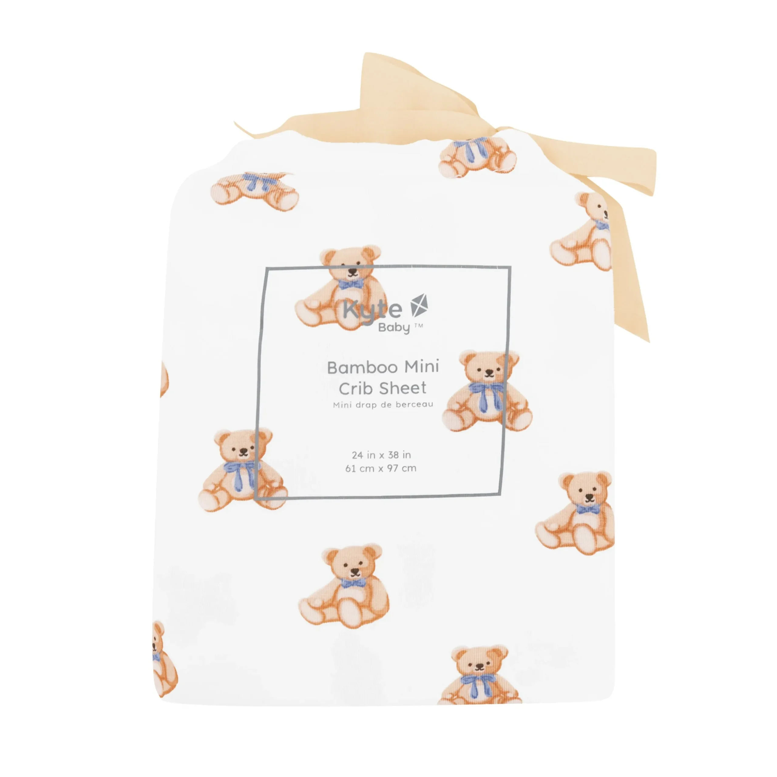 Mini Crib Sheet in Teddy Bear