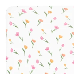Mini Crib Sheet in Tulip