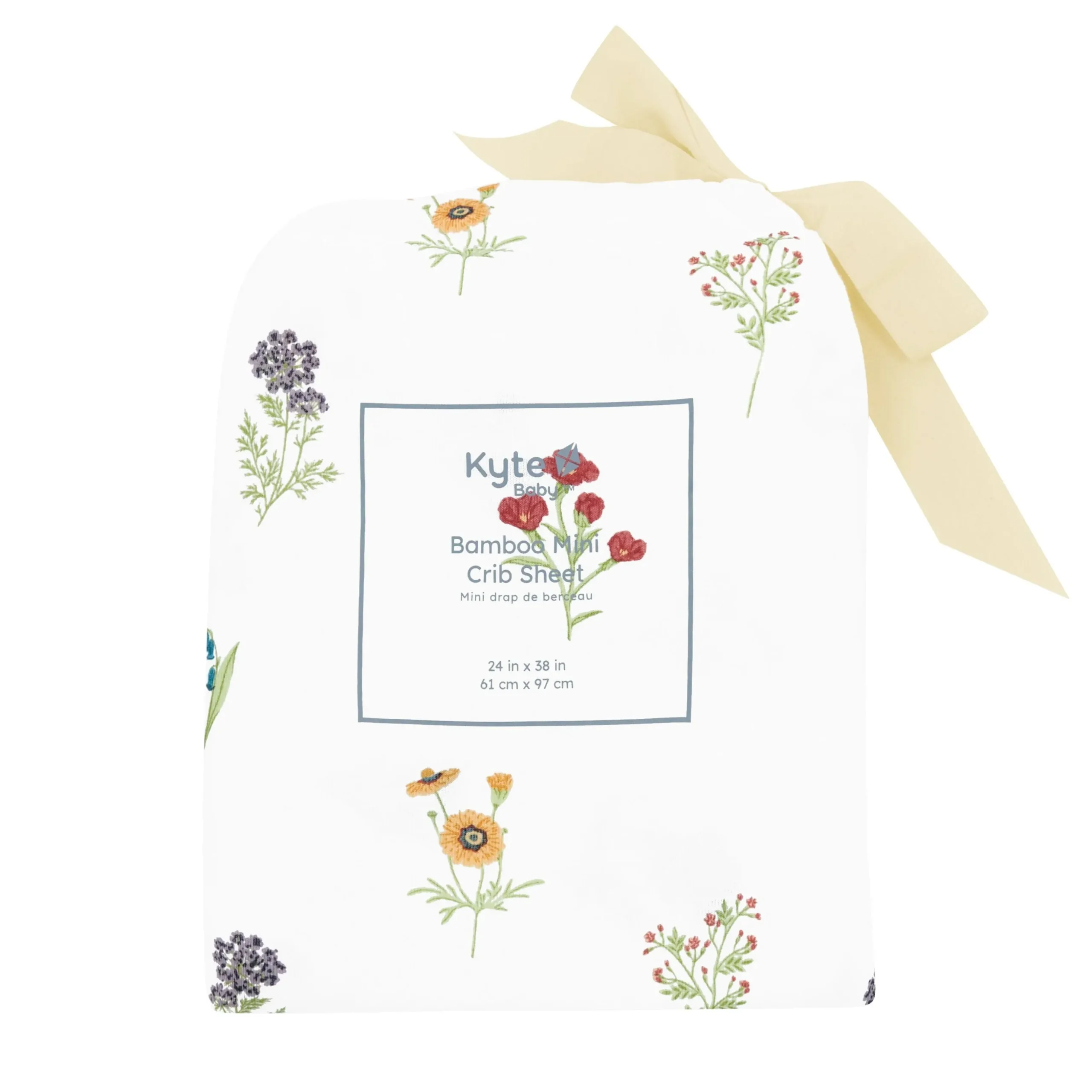 Mini Crib Sheet in Wildflower