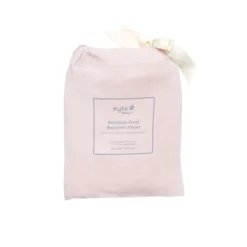 Oval Bassinet Sheet in Blush