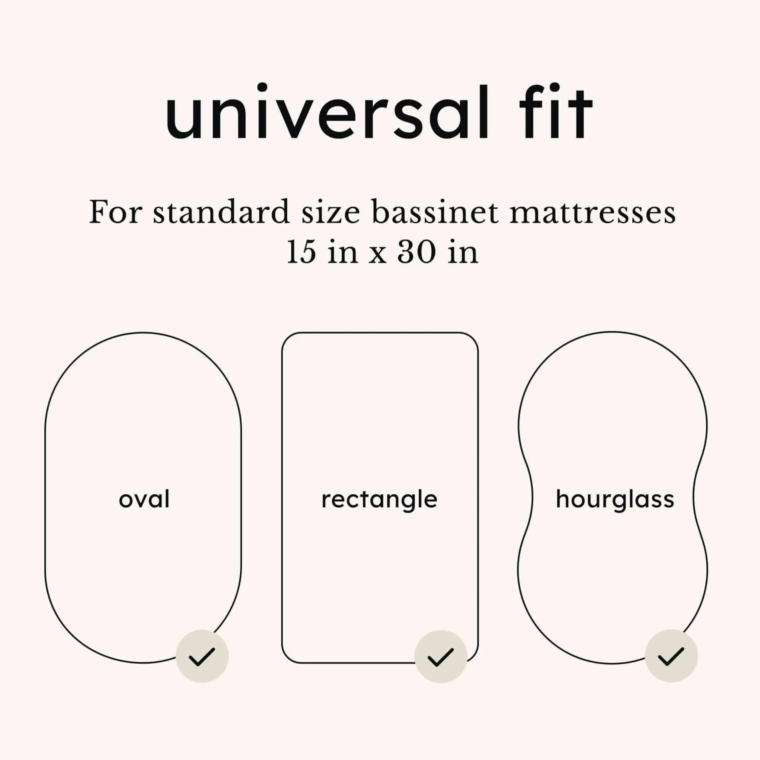 Oval Bassinet Sheet in Cloud
