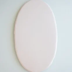 Oval Bassinet Sheet in Oat