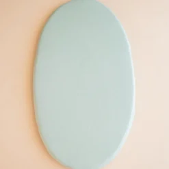 Oval Bassinet Sheet in Sage
