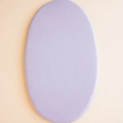 Oval Bassinet Sheet in Taro