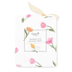 Oval Bassinet Sheet in Tulip