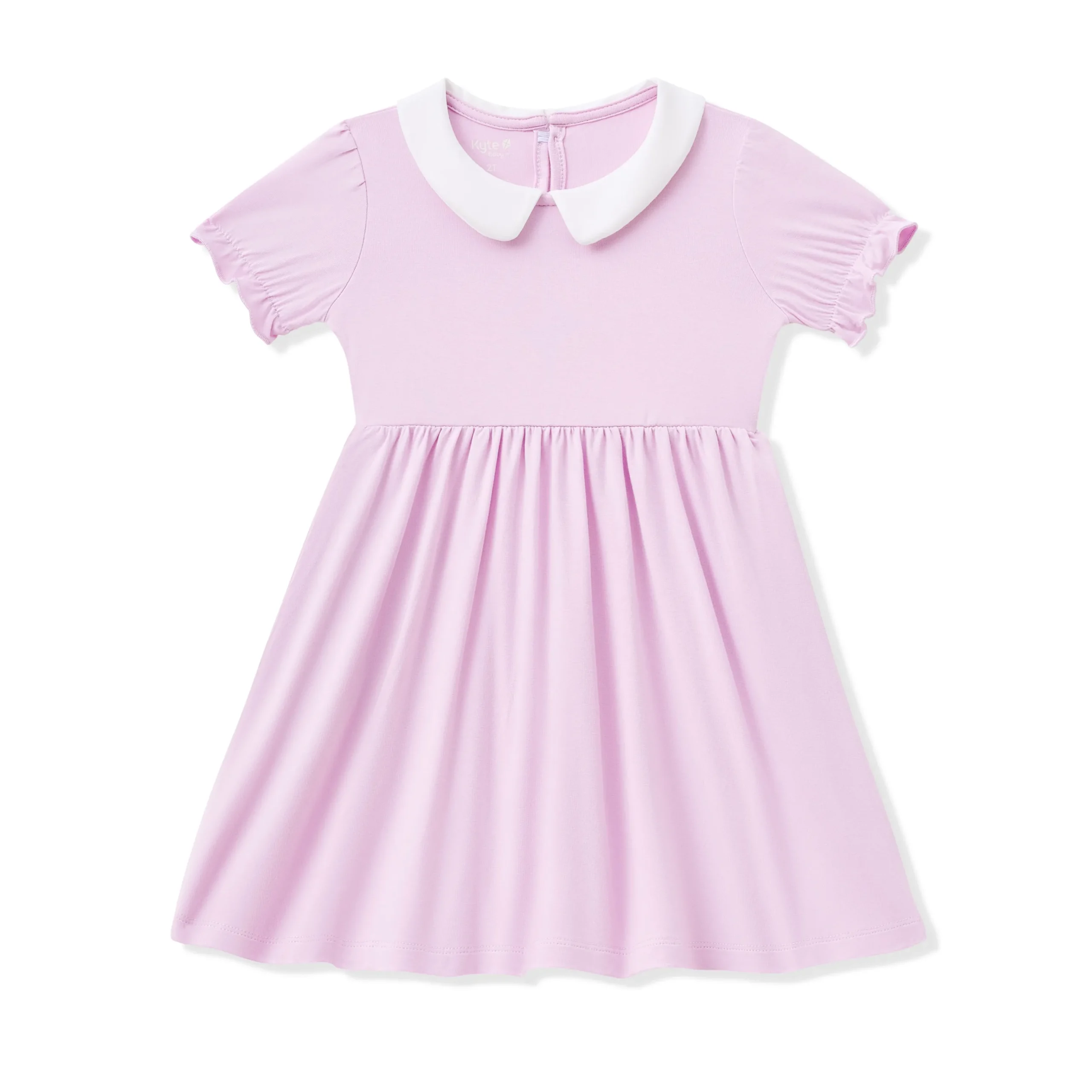 Peter Pan Collar Dress in Thistle