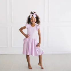 Pocket Dress in Thistle