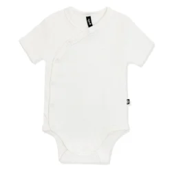 Pointelle Kimono Bodysuit in Cloud