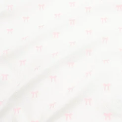 Pointelle Take Me Home Set with Cap in Sweet Pink Bow