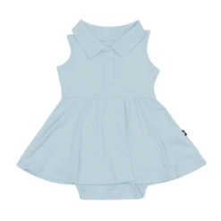 Polo Bodysuit Dress in Fog