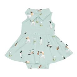 Polo Bodysuit Dress in Golf