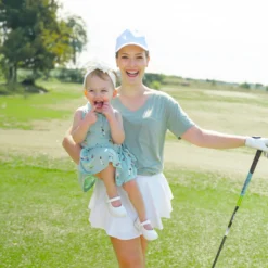 Polo Bodysuit Dress in Golf