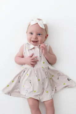 Polo Bodysuit Dress in Tennis