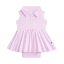 Polo Bodysuit Dress in Thistle