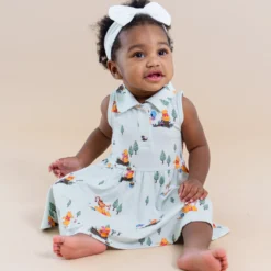 Polo Bodysuit Dress in Winnie the Pooh Hundred Acre Wood