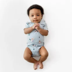 Polo Bodysuit in Mallard Duck