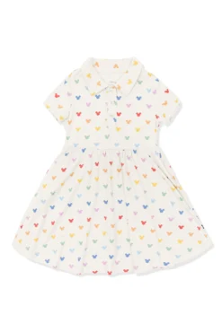 Polo Dress in Pastel Mickey Mouse