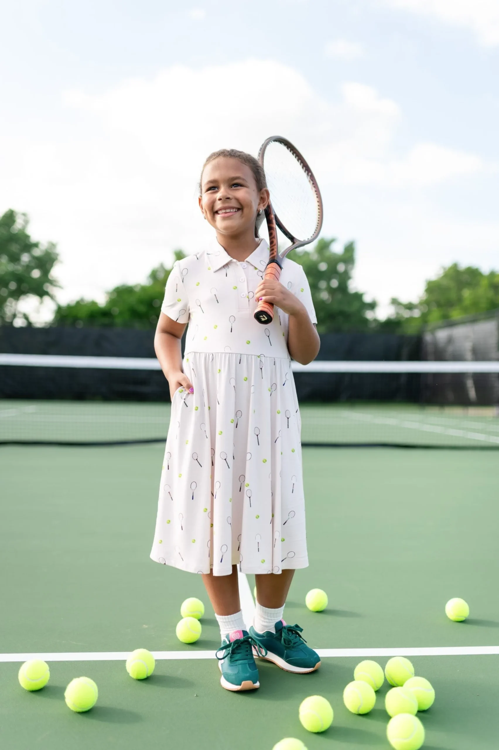 Polo Dress in Tennis