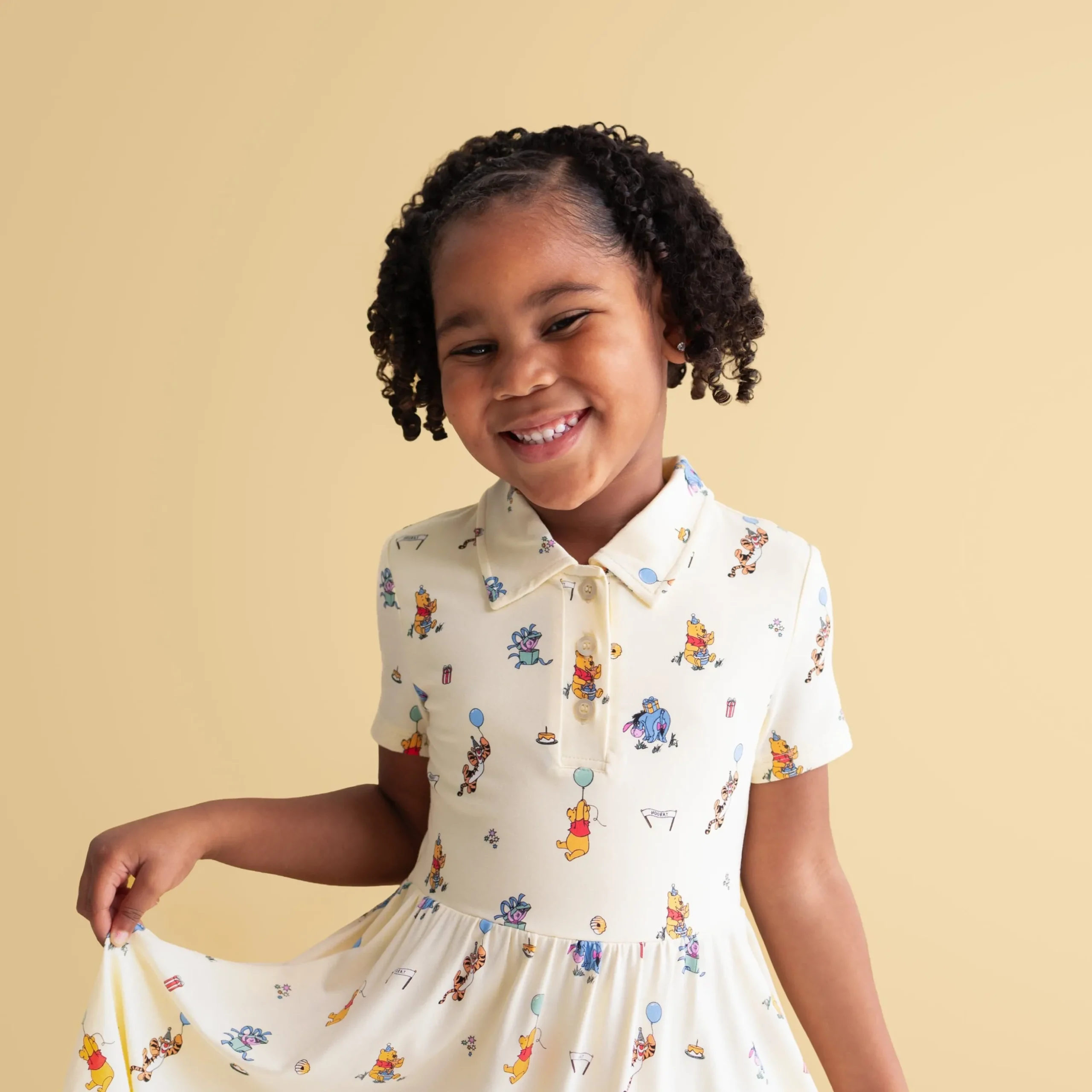 Polo Dress in Winnie the Pooh Celebration