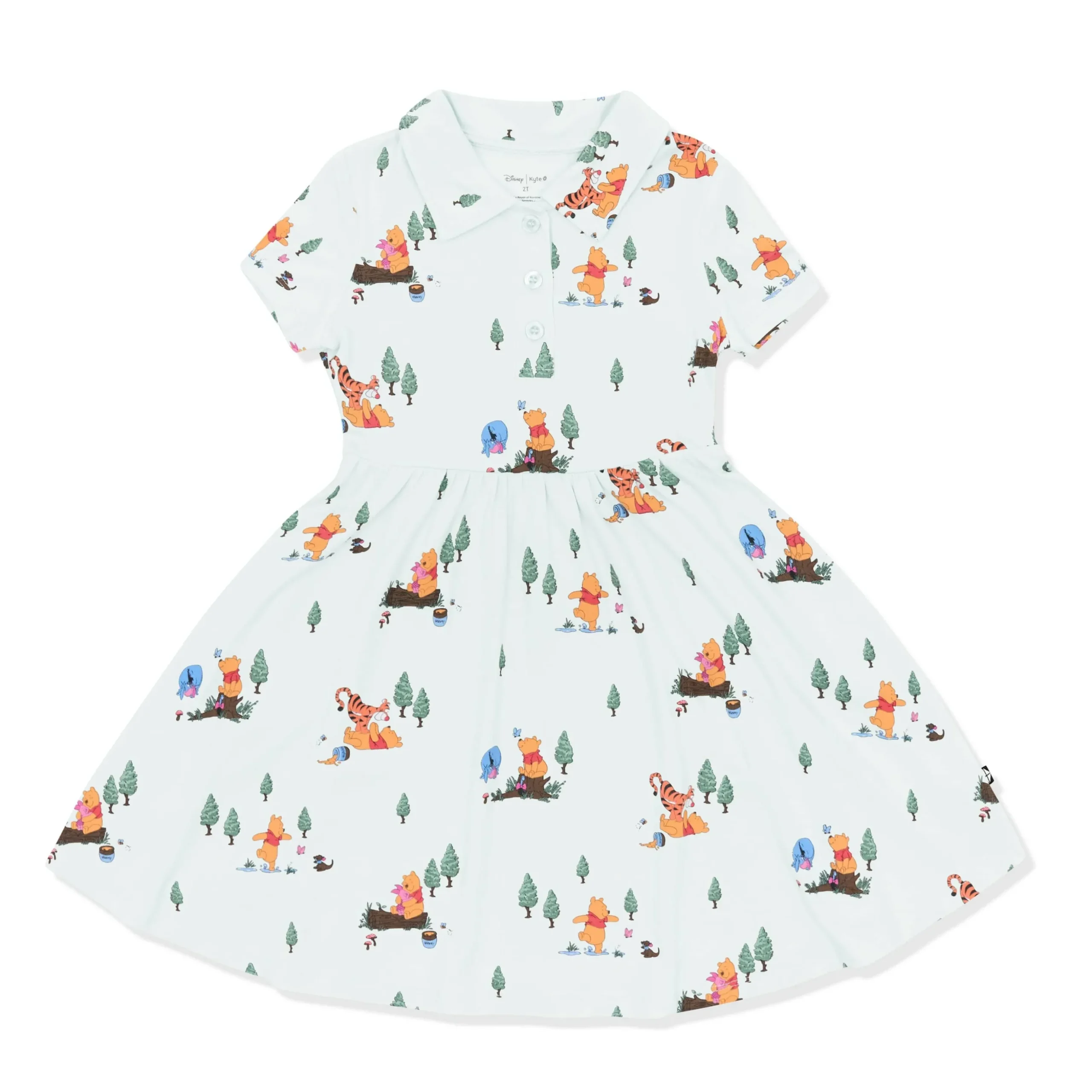 Polo Dress in Winnie the Pooh Hundred Acre Wood