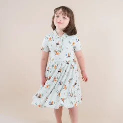 Polo Dress in Winnie the Pooh Hundred Acre Wood
