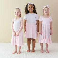 Puff Sleeve Twirl Dress in Sakura