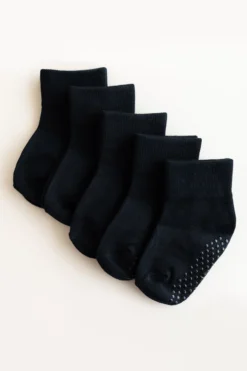 Quarter Socks Combo 5-Pack in Midnight