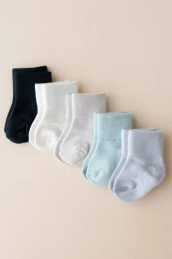 Quarter Socks Combo 5-Pack in Neutral