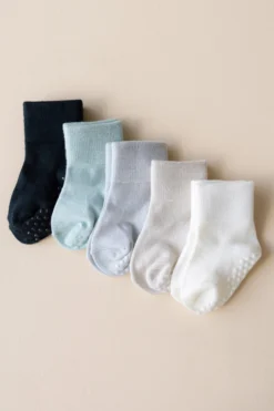 Quarter Socks Combo 5-Pack in Neutral