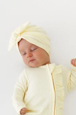 Ribbed Headwrap in Chamomile