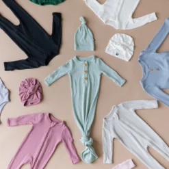 Ribbed Headwrap in Cloud